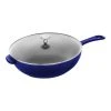 Cheap ⌛ Staub 2.9 Qt Cast Iron Daily Pan | Dark Blue ???? -Le Creuset Shop 1010647 7