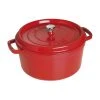 Hot Sale ✔️ Staub 7 Qt. Round Cocotte/Dutch Oven | Cherry Red ???? -Le Creuset Shop 1102806 1
