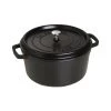 Wholesale ✔️ Staub 7 Qt. Round Cocotte/Dutch Oven | Matte Black ???? -Le Creuset Shop 1102825 1