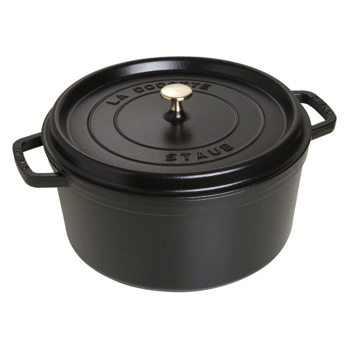 Discount ❤️ Staub 9 Qt. Round Cocotte/Dutch Oven | Matte Black ???? 15 Discount ❤️ Staub 9 Qt. Round Cocotte/Dutch Oven | Matte Black ????