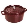 Budget ⌛ Staub 9 Qt. Round Cocotte/Dutch Oven | Grenadine ???? -Le Creuset Shop 1103087 1 1