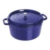 Flash Sale ⭐ Staub 13.25 Qt. Round Cocotte/Dutch Oven | Dark Blue ???? -Le Creuset Shop 1103491 1