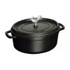 Wholesale ???? Staub 5.75 Qt. Oval Coq Au Vin Cocotte/Dutch Oven | Matte Black ???? -Le Creuset Shop 1123123 1