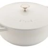 Top 10 ???? Staub 3.75 Qt. Essential French Oven | White ❤️ -Le Creuset Shop 11732402 staub essential french oven 4qt