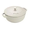 Flash Sale ???? Staub 3.75 Qt Essential French Oven | White Truffle ⌛ 1 Flash Sale ???? Staub 3.75 Qt Essential French Oven | White Truffle ⌛ -Le Creuset Shop 117324107 01