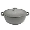 Deals ???? Staub 3.75 Qt. Essential French Oven | Graphite Grey ⌛ -Le Creuset Shop 11732418