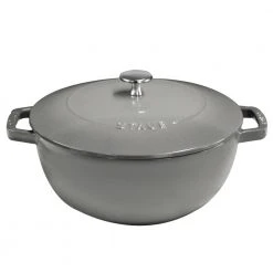 Deals ???? Staub 3.75 Qt. Essential French Oven | Graphite Grey ⌛