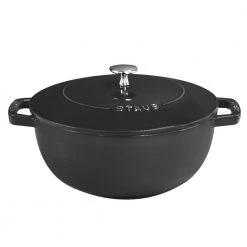 Best Sale ???? Staub 3.75 Qt. Essential French Oven | Matte Black ✔️