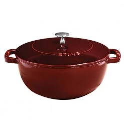 Best Pirce ⭐ Staub 3.75 Qt. Essential French Oven | Grenadine ????