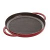 Deals ❤️ Staub 10" Round Double Handle Pure Grill | Grenadine ???? -Le Creuset Shop 12012687 grenadine1 1