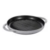 Budget ???? Staub 10" Cast Iron Pure Grill Pan | Graphite Grey ???? -Le Creuset Shop 1203018 1 1