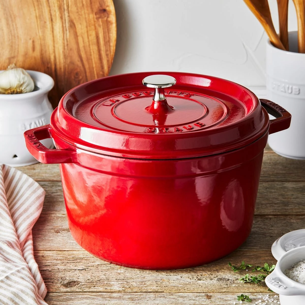 Buy ❤️ Staub 5 Qt Tall Cocotte | Cherry ???? 15 Buy ❤️ Staub 5 Qt Tall Cocotte | Cherry ???? - Image 2