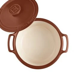 Buy ???? Emile Henry 6-Quart Sublime Stewpot | Sienna ???? -Le Creuset Shop 144760 sublime dutch oven top open