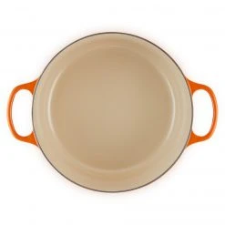 Deals ???? Le Creuset 9 Qt. Round Signature Dutch Oven With Stainless Steel Knob | Flame Orange ???? -Le Creuset Shop 302ss d
