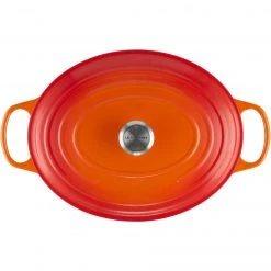 Cheap ???? Le Creuset 9.5 Qt. Oval Signature Dutch Oven With Stainless Steel Knob | Flame Orange ⌛ -Le Creuset Shop 352ss c