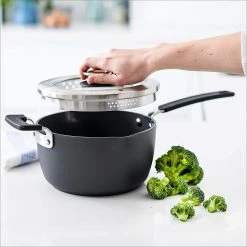 New ???? GreenPan Levels 11-Piece Nonstick Stackable Cookware Set ???? -Le Creuset Shop 3 quart sauce life 2