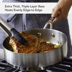 Outlet ???? KitchenAid Non-Electrics KitchenAid Stainless Steel 3-Ply Cookware Set | 11-Piece ❤️ 18 Outlet ???? KitchenAid Non-Electrics KitchenAid Stainless Steel 3-Ply Cookware Set | 11-Piece ❤️ -Le Creuset Shop 3plyfeature