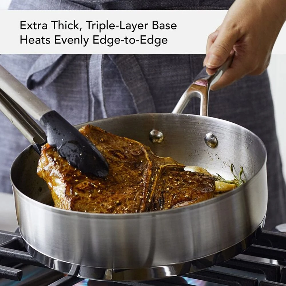 Outlet ???? KitchenAid Non-Electrics KitchenAid Stainless Steel 3-Ply Cookware Set | 11-Piece ❤️ 9 Outlet ???? KitchenAid Non-Electrics KitchenAid Stainless Steel 3-Ply Cookware Set | 11-Piece ❤️ - Image 7