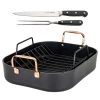 Coupon ???? Viking 16" Roasting Pan | Black & Copper ???? -Le Creuset Shop 40051 9902chc 2400x2400