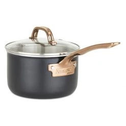 Coupon ???? Viking 3 Ply Stainless 11-Piece Cookware Set | Black & Copper ???? -Le Creuset Shop 4014 9991c 3 qt sauce pan 01 1