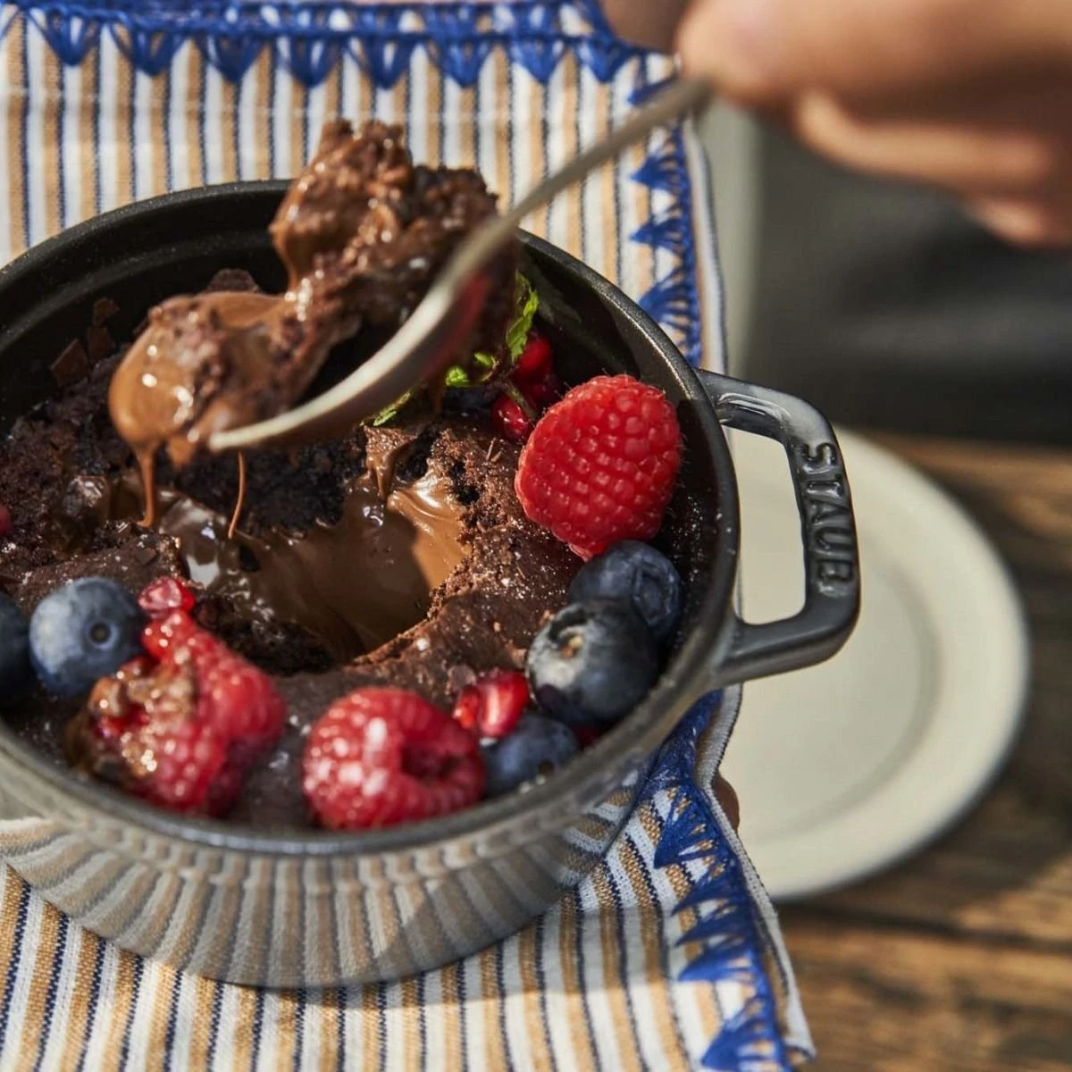 Promo ⭐ Staub 0.5 Qt. Round Cocotte/Dutch Oven | Graphite Grey ❤️ 16 Promo ⭐ Staub 0.5 Qt. Round Cocotte/Dutch Oven | Graphite Grey ❤️ - Image 2