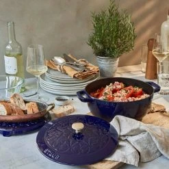 Best Pirce ???? Staub 3.75 Qt Essential French Oven | Dark Blue ???? -Le Creuset Shop 424422873