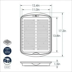 Budget ✔️ Nordic Ware Cast Grill 'N Sear Oven Pan ???? -Le Creuset Shop 45026 cast grill n sear oven pan 780x780 74814.1617722758.1280.1280