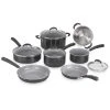 Deals ???? Cuisinart Advantage Ceramica XT 11-Piece Cookware Set | Black ???? -Le Creuset Shop 54c 11bk