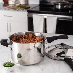 Cheap ???? Kuhn Rikon Duromatic® Stainless Steel Pressure Saucepan | 3.7 Qt. ???? -Le Creuset Shop 61st xzs tl. ac sl1200