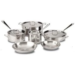 Best Pirce ✨ All-Clad D3 Stainless Steel Cookware Set | 10-Piece ????