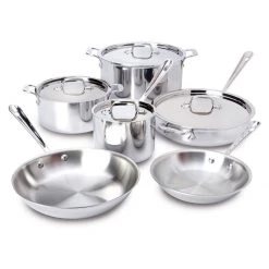 New ???? All-Clad Stainless Steel Cookware Set & Casserole Pan | 10-Piece ⭐