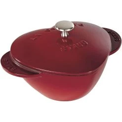Buy ???? Staub 1.75 Qt. Heart Cocotte/Dutch Oven | Cherry Red ⌛