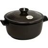 Outlet ???? Emile Henry 4.2 Qt. Round Dutch Oven | Charcoal ???? -Le Creuset Shop 794540 emile henry 4 2 dutch oven black