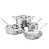 Cheapest ⌛ All-Clad D5 Brushed Stainless Steel Cookware Set | 7-Piece ???? -Le Creuset Shop 7pcookware