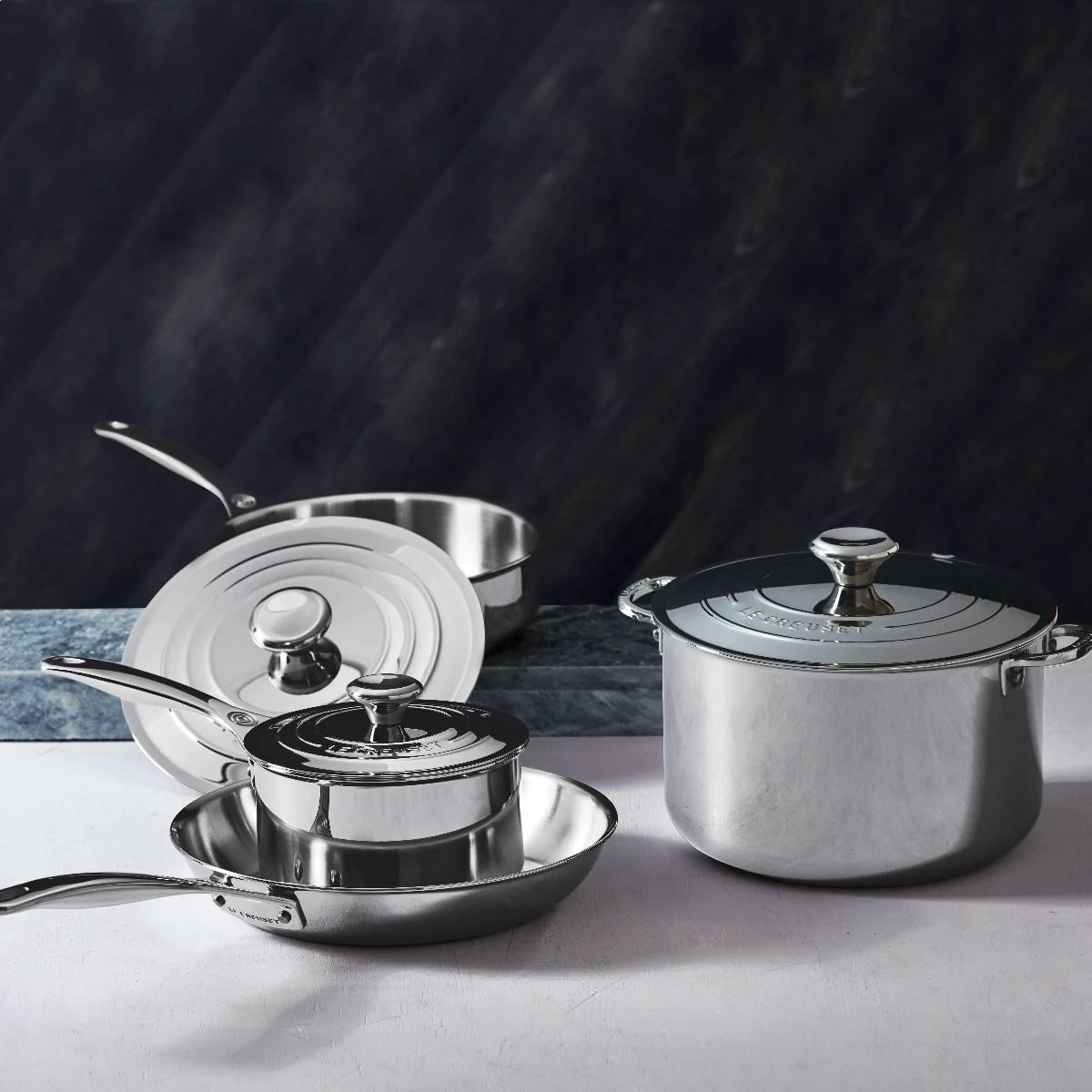 Hot Sale ???? Le Creuset 7-Piece Cookware Set | Tri-Ply Stainless Steel ???? 3 Hot Sale ???? Le Creuset 7-Piece Cookware Set | Tri-Ply Stainless Steel ???? - Image 2