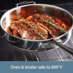 New ???? All-Clad Stainless Steel Cookware Set & Casserole Pan | 10-Piece ⭐ -Le Creuset Shop 81py1viylcl. ac sl1500 2 1 1