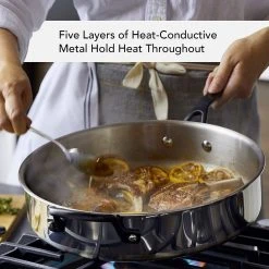 Buy ???? KitchenAid Non-Electrics KitchenAid Stainless Steel 5-Ply Cookware Set | 10-Piece ⌛ -Le Creuset Shop 81zy5fngyvl. ac sl1500