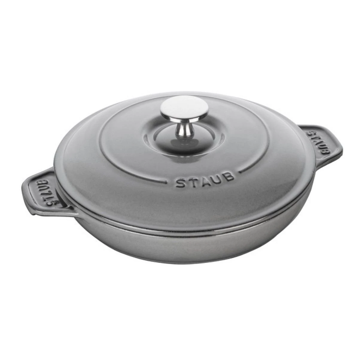 Discount ???? Staub 24 Oz Round Covered Braiser | Graphite Grey ???? 15 Discount ???? Staub 24 Oz Round Covered Braiser | Graphite Grey ????