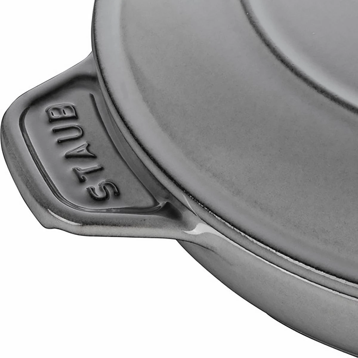 Discount ???? Staub 24 Oz Round Covered Braiser | Graphite Grey ???? 16 Discount ???? Staub 24 Oz Round Covered Braiser | Graphite Grey ???? - Image 2