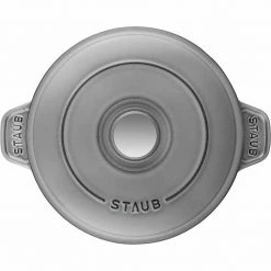 Discount ???? Staub 24 Oz Round Covered Braiser | Graphite Grey ???? 20 Discount ???? Staub 24 Oz Round Covered Braiser | Graphite Grey ???? -Le Creuset Shop 872078003746 4