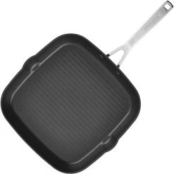 Budget ???? KitchenAid Non-Electrics KitchenAid Nonstick Hard Anodized Induction Square Grill Pan/Griddle With Pouring Spouts | 11.25" ⌛