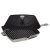 Deals ???? Staub 12" Square Cast Iron Grill Pan & Press Set | Graphite Grey ???? -Le Creuset Shop american square grill 12 and staub press set graphite 4 2