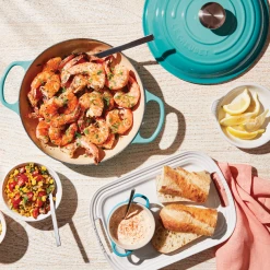 Outlet ???? Le Creuset 2.25 Qt. Signature Enameled Cast Iron Braiser With Stainless Steel Knob | Caribbean Blue ???? 13 Outlet ???? Le Creuset 2.25 Qt. Signature Enameled Cast Iron Braiser With Stainless Steel Knob | Caribbean Blue ???? -Le Creuset Shop bluebraise