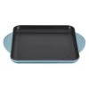 Flash Sale ???? Le Creuset 9.5" Square Signature Enameled Cast Iron Griddle Pan | Caribbean Blue ???? -Le Creuset Shop cargriddle1