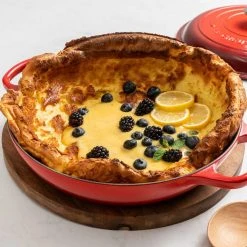 Best Sale ???? Le Creuset 3.5 Qt. Signature Enameled Cast Iron Braiser With Stainless Steel Knob | Cerise/Cherry Red ???? -Le Creuset Shop cer2