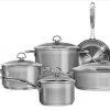 Cheap ???? Chantal 21 Steel Induction 9 Piece Cookware Set ✨ -Le Creuset Shop chantal 21 steel 9pc set slin 9 compressed