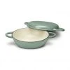 Discount ???? Cuisinart Chef's Classic Enameled Cast Iron 2-in-1 Multipurpose Set | Sage Green ????