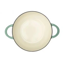 Discount ???? Cuisinart Chef's Classic Enameled Cast Iron 2-in-1 Multipurpose Set | Sage Green ???? -Le Creuset Shop ci5528 2sg allpurpose topview