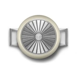 Cheapest ???? SMEG 4 Qt. Nonstick Deep Pan With Lid | Cream ???? -Le Creuset Shop ckfd2811crm 6