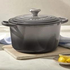 Outlet ???? Le Creuset 5.25 Qt. Signature Deep Oven | Oyster ✔️ -Le Creuset Shop do oyster ls